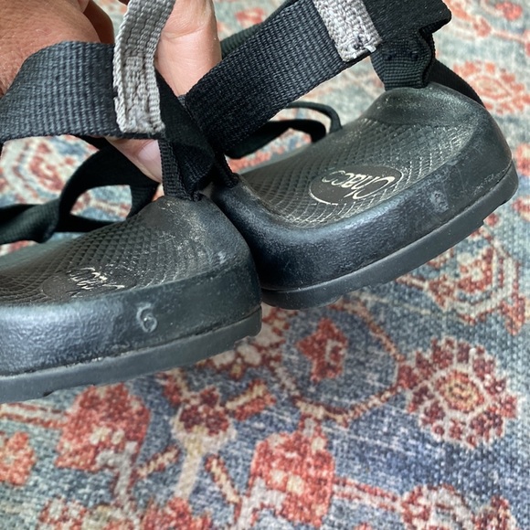 Choco black wide strap sandal - Picture 2 of 5